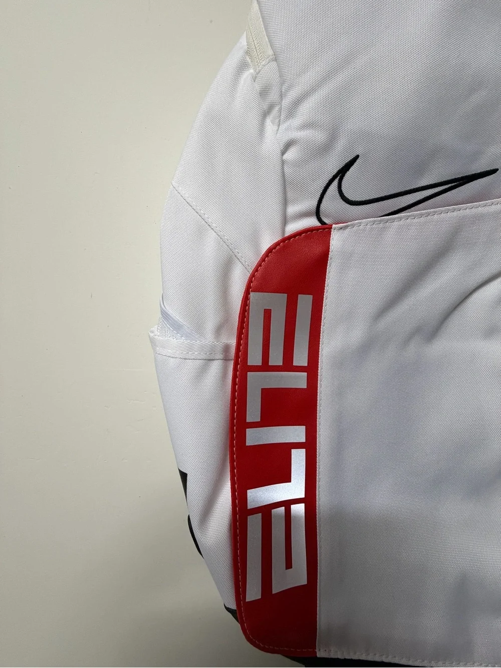 Nike Elite Men's Backpack in White and Red
